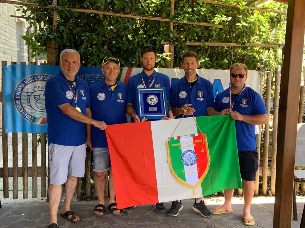 Campionato Italiano a box di Pesca in Fiume nel Bidente a Forlì